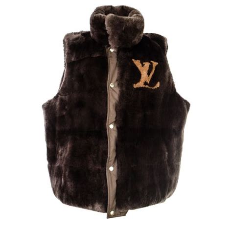 Rabbit vest Louis Vuitton Brown size L International in Rabbit